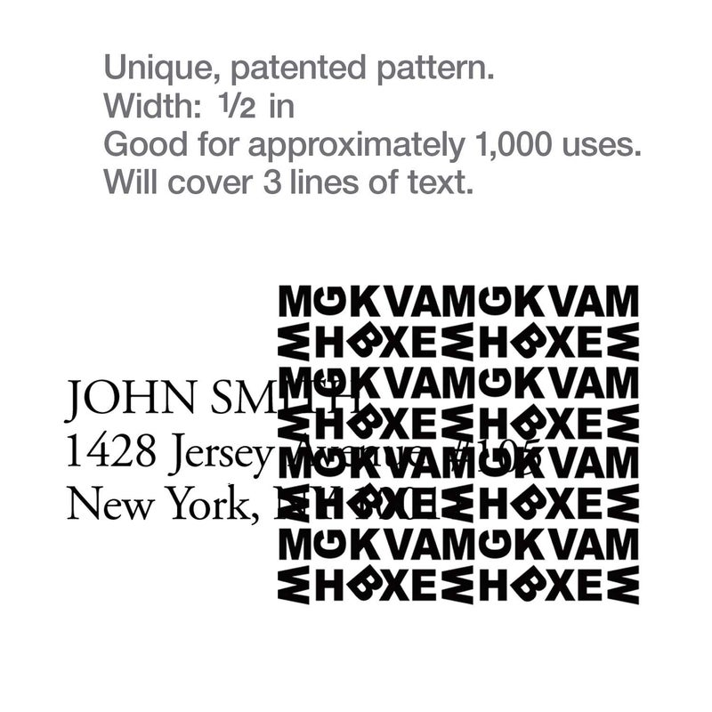 Plus Guard Your ID Advanced Security Roller 2.0 for Identity Theft Prevention Stamping White - Image 5